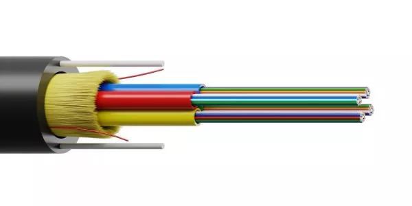 NFO Fiber optic cable Fibrain Cable Aerial Duct MAR-FM ESM SM, 4F, 9 125, G.657A1, 1T4F TUBE, 0,9, ESM, 600N