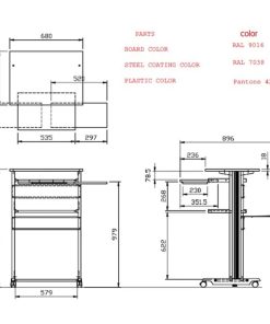 Roline stajaće postolje za računalo (PC Standing Workstation)