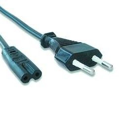 Gembird Power cord 1,8m EU input 2 pin plug