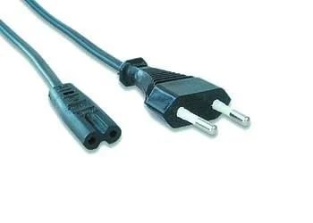 Gembird Power cord 1,8m EU input 2 pin plug