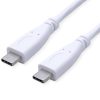 Roline VALUE USB 3.2 Gen 2 kabel, PD (Power Delivery) 20V5A, Emark, C-C, M/M, bijeli, 0.5 m
