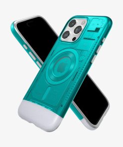 Spigen Classic C1 MagSafe, bondi blue - iPhone 15 Pro (ACS06743)