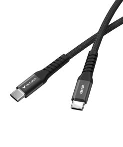 Verbatim Sync & Charge Magnetic kabel USB-C na USB-C, M/M, 60W PD3.0/QC3.0, crni, 1.2m