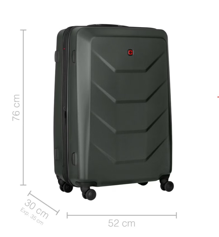 Wenger kofer Prymo Large, 93/107 L, 76×52×30cm, antracit