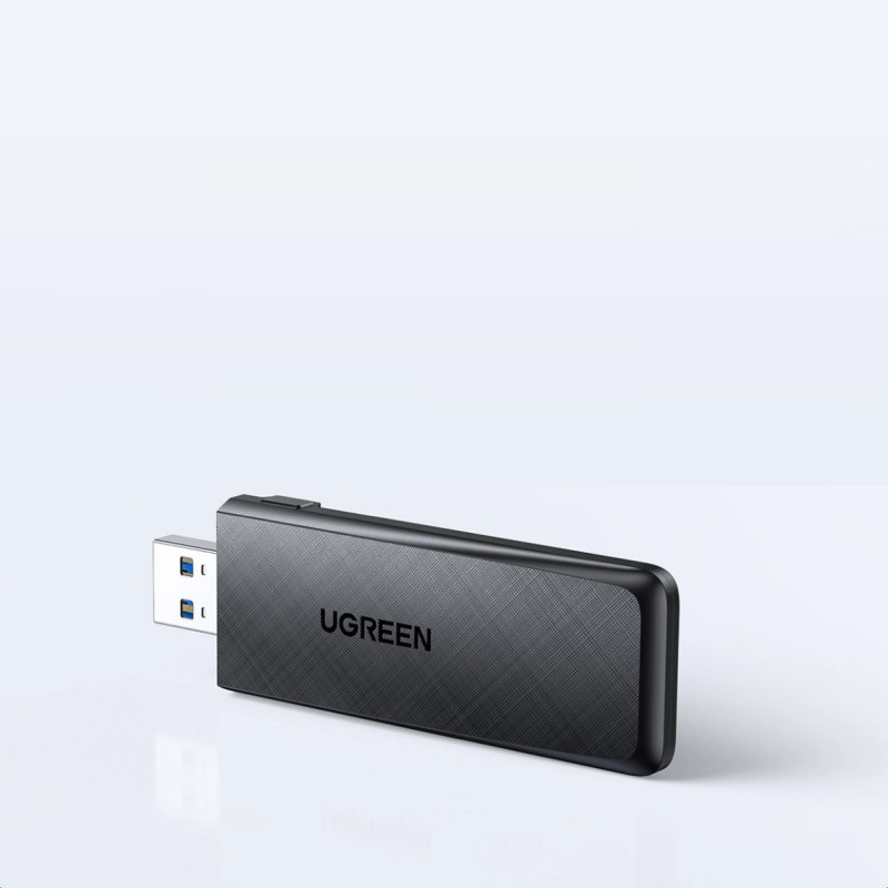 UGREEN AC1300 Bežični mrežni adapter, USB 3.0, Dual band, crni