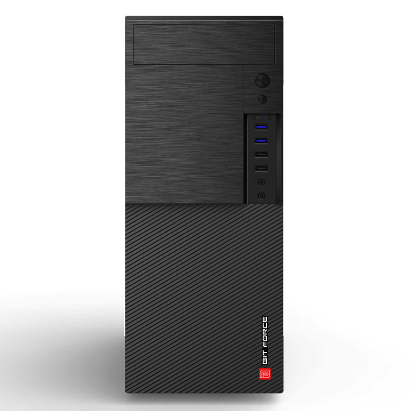 Bit Force BLADE BS-4 v2.0 Midi Tower ATX kućište bez napajanja, crno