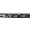 MaxLink Gigabit POE panel 16 ports, 1U for rack 19", shielded, black
