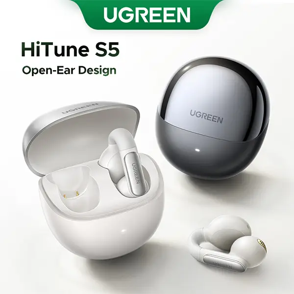 UGREEN slušalice HiTune S5, in-ear, bežične, BT5.4, bijele
