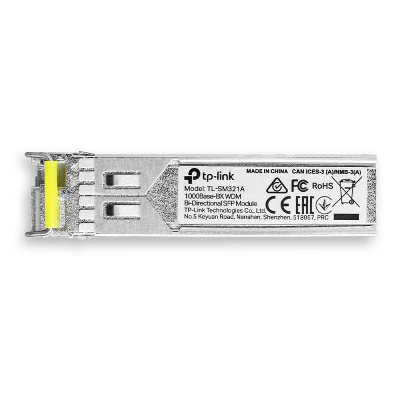 TP-Link 1000Base-BX WDM Bi-Direkcioni SFP Modul, LC konektor, TX:1550nm/RX:1310nm, single-mod, 10km