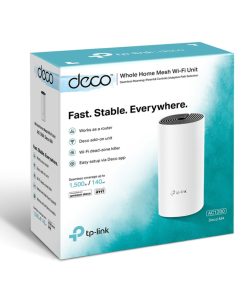 TP-Link AC1200 Deco M4 (1 pack) Mesh Wi-Fi, Dual-Band 300Mbps/867Mbps (2.4GHz/5GHz), 2×GLAN, 2×interna antena, Deco App