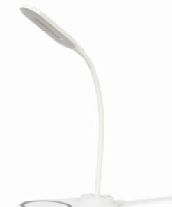 Gembird Desk lamp with wireless charger, white