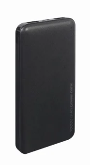Gembird 10000 mAh power bank, black