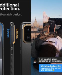 Spigen Rugged Armor, zaštitna maska za telefon, crna - Xiaomi 13 Pro (ACS05325)