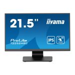IIYAMA 22" T2252MSC-B2 Touchscreen FHD (1920×1080) IPS, 16:9, 5ms, 250 cd/m2, 1000:1, HDMI/DP, 2×USB-A, zvučnici, crni