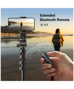 UGREEN Selfie stick 3u1 Tripod s bluetooth daljinskim do 7.2 incha, crni