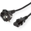 Roline naponski kabel, ravni IEC320 C13, 1.8m, crni