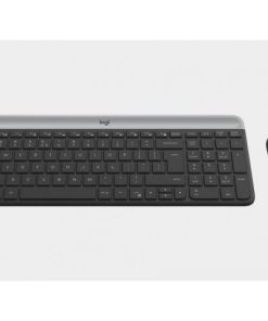 Logitech MK470 Slim bežična tipkovnica+miš, USB, crna (920-009264)