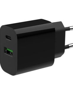 Gembird 2-port 20 W USB fast charger, black