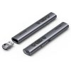 Vention Wireless PowerPoint Presentation Clicker with Green Laser Pointer, Rechargable – Gray