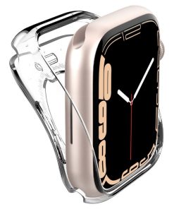 Spigen Liquid Crystal, zaštitna maska za Apple pametni sat, prozirna (45mm/44mm), ACS04196