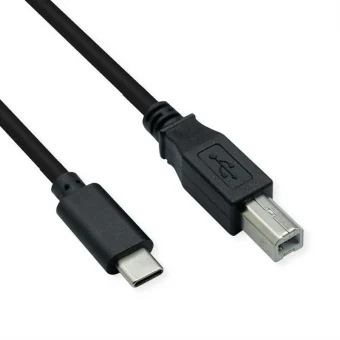 Roline USB2.0 Kabel TIP C, C - B, M/M, 1.8m, crni