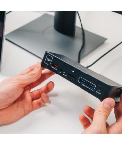 Verbatim CDS-15 portni USB-C Pro Docking Station 2×HDMI / DP / RJ45 / USB-A 3.1 / 2×USB-A 3.0 / USB-A / 2×USB-C / SD / microSD / Audio / USB-C PD / USB-C Host