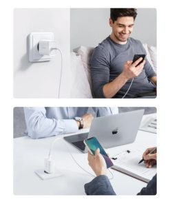 UGREEN zidni punjač 20W, USB-C, PD3.0/QC4.0, bijeli + USB-C/Lightning kabel 1.0m