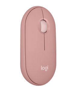 Logitech Pebble M350s, bežični miš, rozi