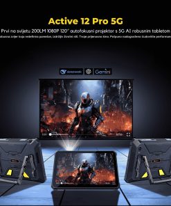 BLACKVIEW Tab Active 12 Pro 5G 12/256 GB, 11" FHD+ (1920x1200) IPS, 50MP/108MP, WiFi, DokeOS P 4.2, IP68/IP69K, stylus olovka, bez adaptera, crni