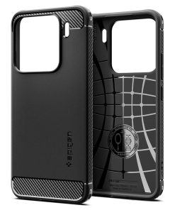 Spigen Rugged Armor, matte black - Xiaomi 15 (ACS08859)