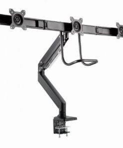 Gembird Desk mounted adjustable monitor arm for 3 monitors