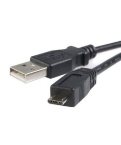 NaviaTec USB 2.0 A muški na Micro B muški kabel, 1,8m, crni