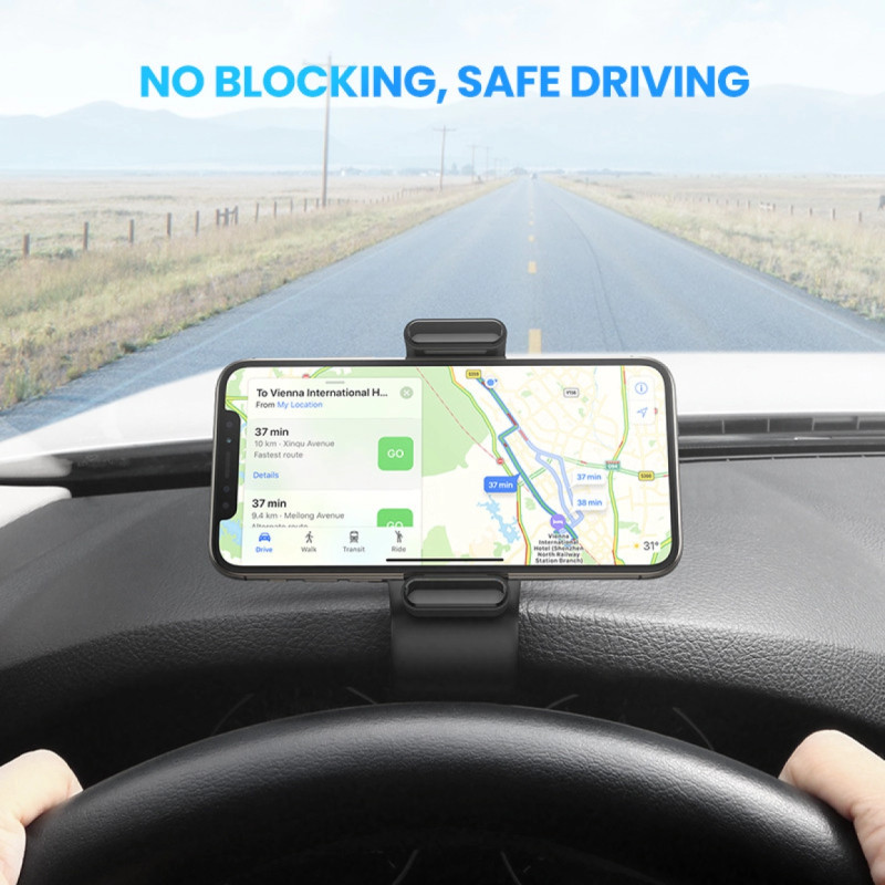 UGREEN Držač za smartphone za kontrolnu ploču u automobilu, crni