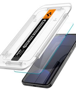 Spigen Glass tR EZ Fit 2 Pack, transparency - Samsung Galaxy A56 5G/S24 FE (AGL08729)