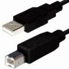 Transmedia USB 2.0 AB, Black, 1,8m
