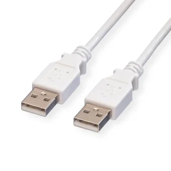 Roline VALUE USB2.0 kabel TIP A-A M/M, 1.8m, bijeli