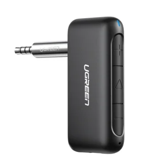 UGREEN Aux Bluetooth 5.0 adapter, 3.5mm, crni