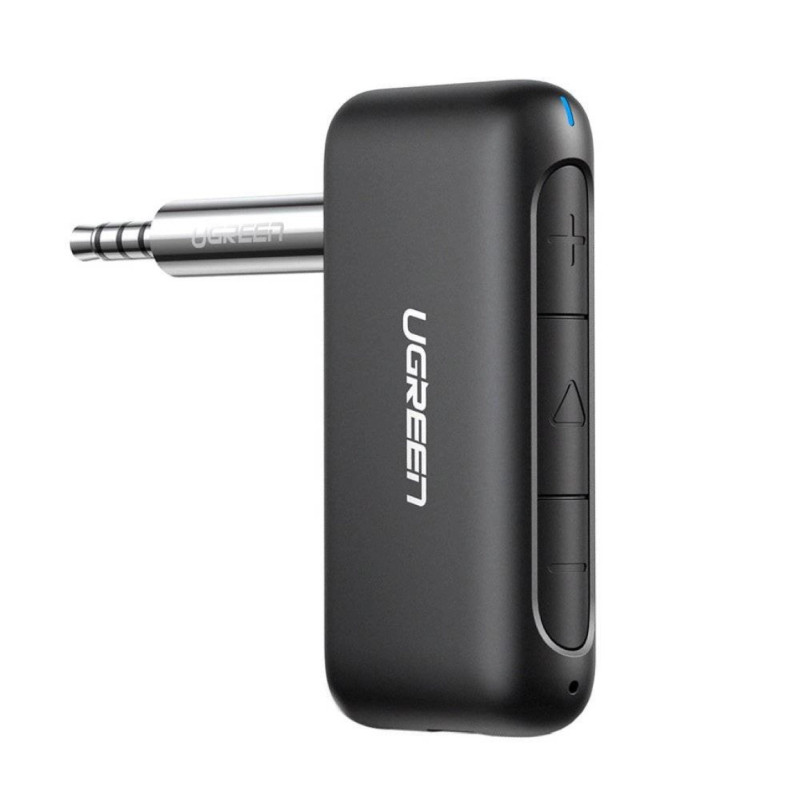 UGREEN Aux Bluetooth 5.0 adapter, 3.5mm, crni