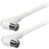 Transmedia 2,5m Connecting Cable IEC-plug right angle 9,5 mm - IEC-jack right angle 9,5
