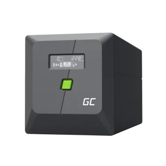Green Cell UPS (UPSLP480) 750VA/480W, Pure sine wave, Line Interactive AVR, PowerProof with LCD