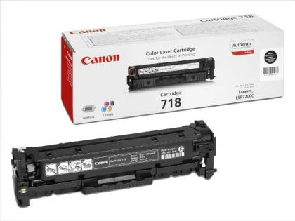 Canon toner CRG-718Bk, crni - 2 komada