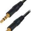 Transmedia Connecting cable. 3,5 mm 0,3m gold plated plugs