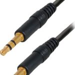 Transmedia Connecting cable. 3,5 mm 0,3m gold plated plugs