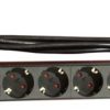 NaviaTec PDU (Power Distribution Unit) sa 6x Schuko priključaka, kabel Schuko, 19"