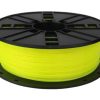 Gembird PLA filament for 3D printer, Fluorescent Yellow, 1.75 mm, 1 kg