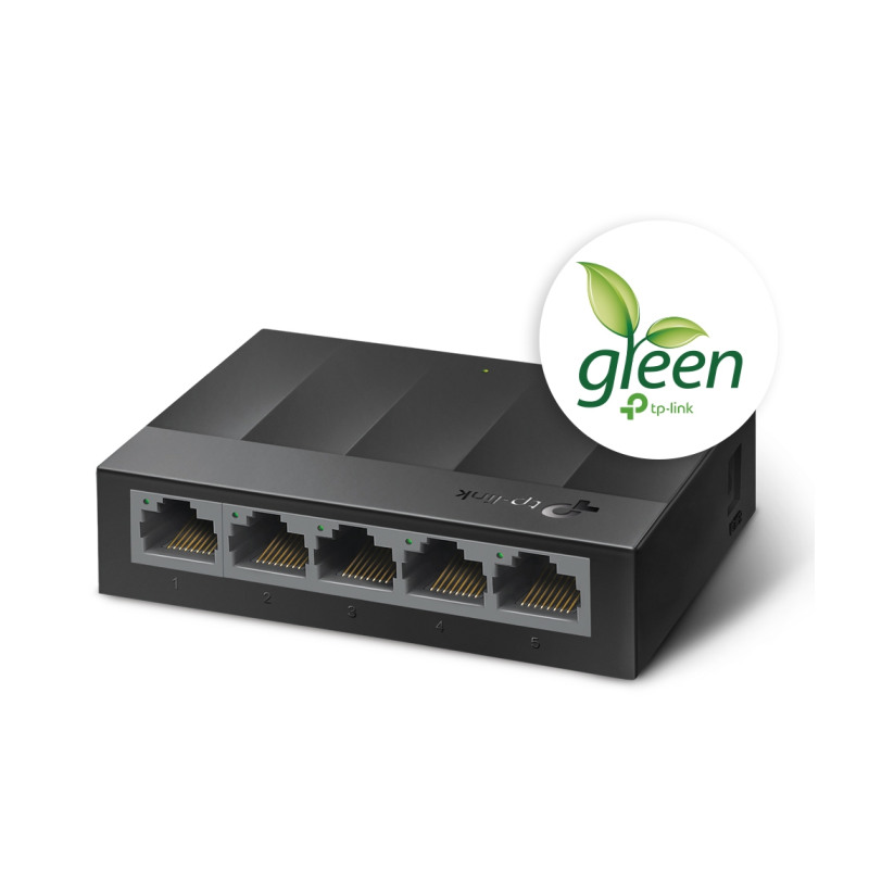 TP Link 5-port Gigabit Desktop preklopnik (Switch), 802.3X Flow Control, vanjsko napajanje