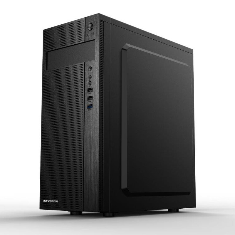 Bit Force STRIKE BS-3 Midi Tower ATX kućište bez napajanja, crno