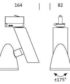 Osram Punctoled Track 32W, 2900lm, 4000K, crni