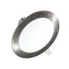 LED plafonijera 18W, 90-100lm/W, 4000K, IP20, inox