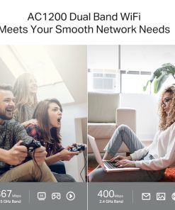 TP-Link AC1200 Archer C64 bežični usmjerivač (Dual-Band Gigabit Router) 400Mbps/867Mbps (2.4GHz/5GHz), 802.11a/b/g/n/ac, 1×G-WAN, 4×G-LAN, 4 antene